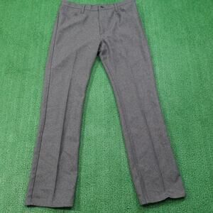 Vintage Wrangler Pants Slacks Mens 38x34 (36x34) Gray Polyester Flat Front